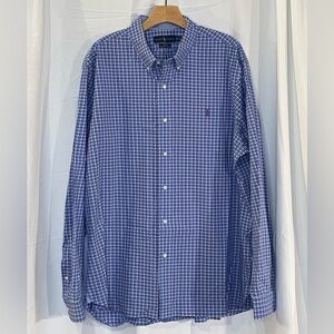 Polo Ralph Lauren Blue& Pink Check Men's Shirt